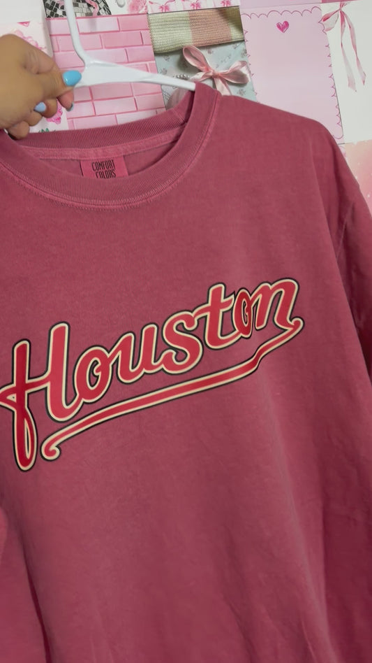 houston red tee